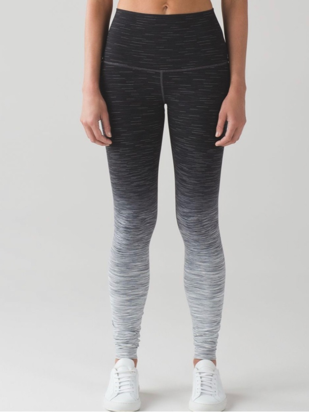 lululemon athletica Black-to-Gray Ombre High-Waist leggings